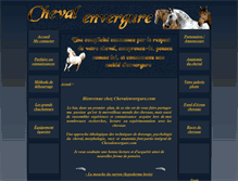 Tablet Screenshot of chevalenvergure.com